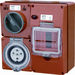 Connectors: interlocked socket-outlets