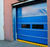 Industrial fold-up and folding door