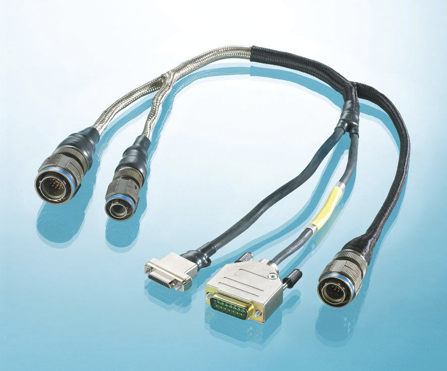 Multi-conductor cable harness / multi-strand / for medical ... Multi-conductor cable harness / multi-strand / for medical ...