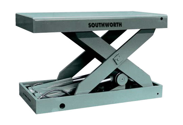 Scissor Lift Table L Series SOUTHWORTH Hydraulic Stationary