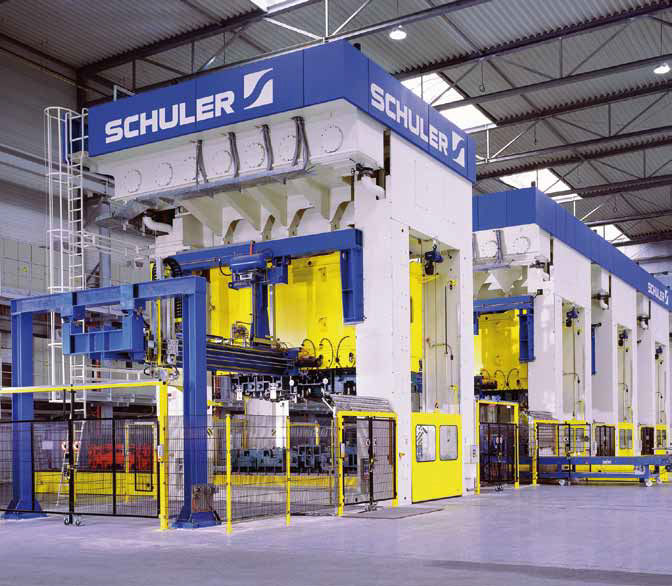 Hydraulic Press Line Forming Blank Schuler MÜller Weingarten Hydraulic Press Line Forming Blank