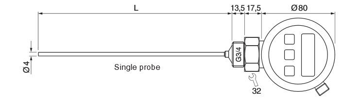 Capacitive Level Sensor By Guided Microwave For Liquids High Capacitive Level Sensor By Guided Microwave For Liquids High Precision