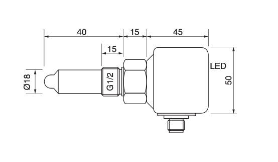 Guided Microwave Level Sensor For Liquids Compact Ip67 Mfk Guided Microwave Level Sensor For Liquids Compact Ip67