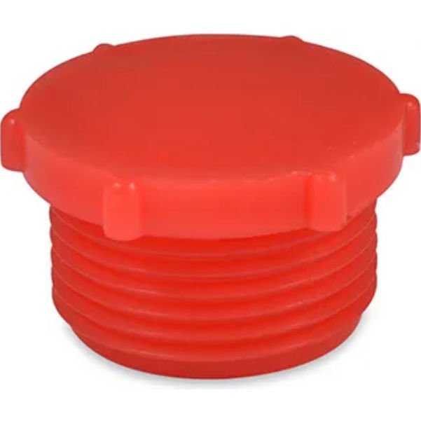 Round Plug 175 Series Emico Threaded Low Density Polyethylene