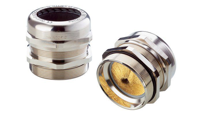 Nickel Plated Brass Cable Gland Skintop Ms M Atex Series Lapp