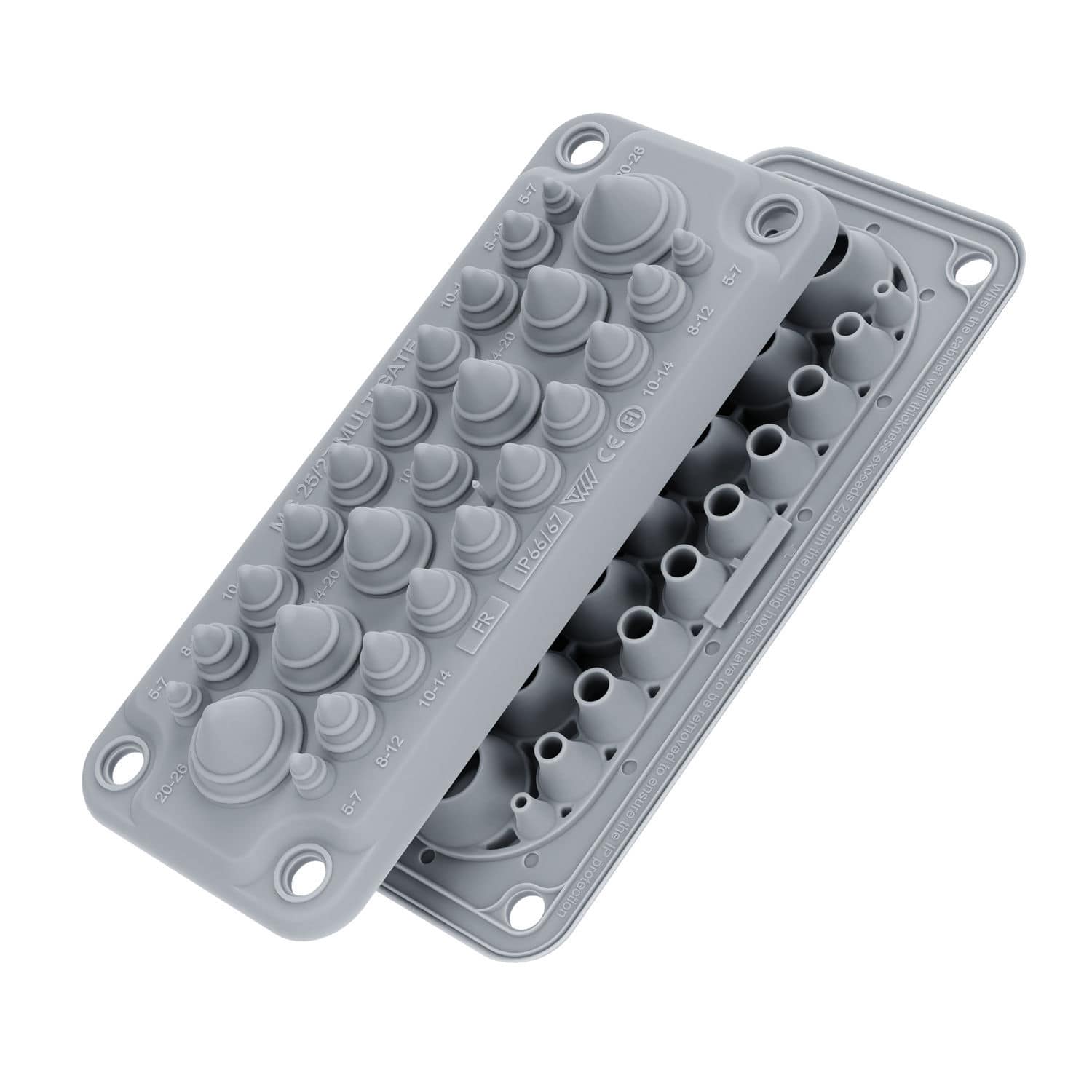 IP66 Cable Entry Plate MC 25 27 Trelleborg Cable Entry Solutions