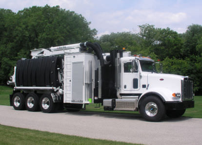 hydro excavator truck
