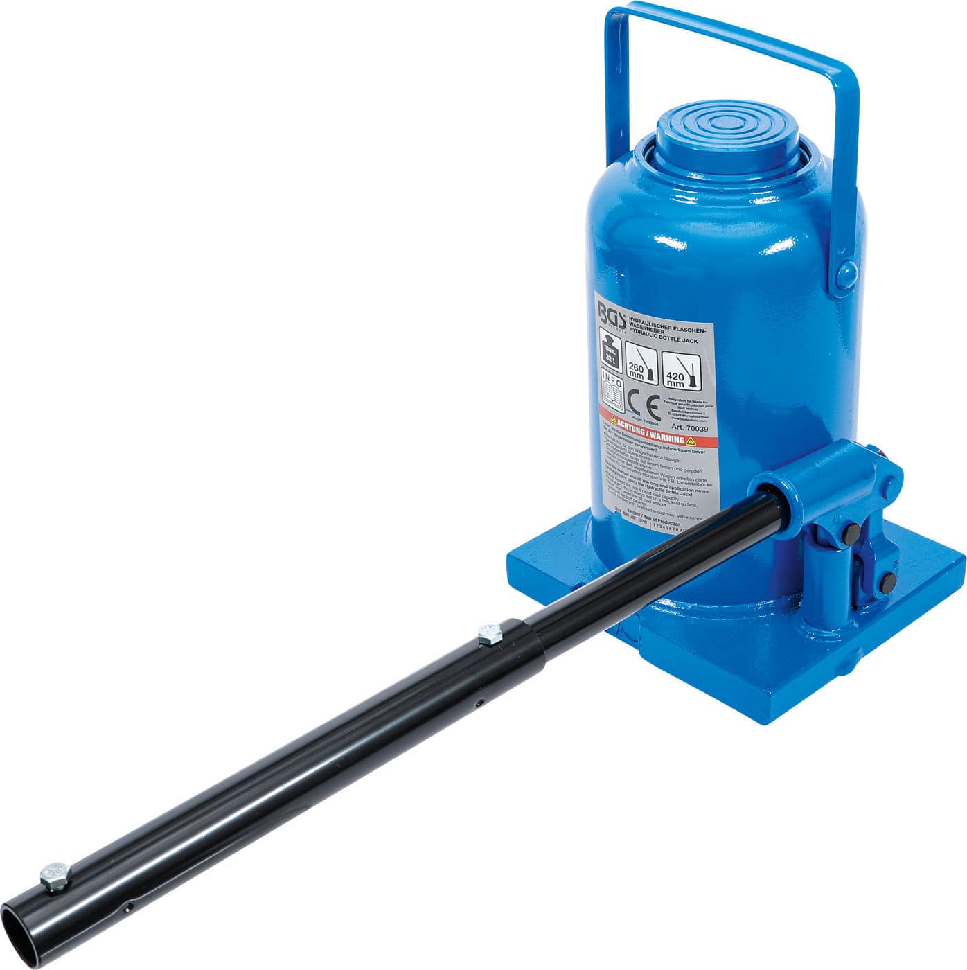 Bottle Jack 70039 BGS Technic KG Hydraulic Automotive Steel