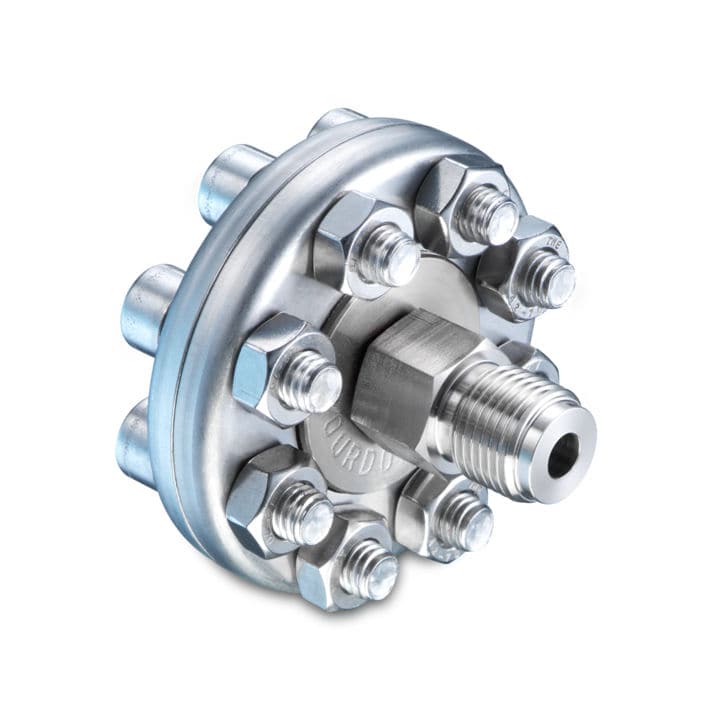 Diaphragm Seal With Threaded Connection DT1 Bourdon For Pressure