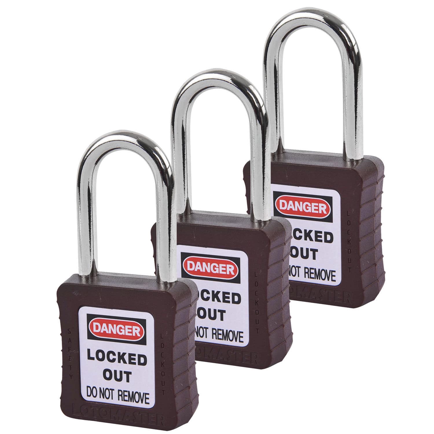 Security Padlock Lm Ulpp Rs Kd Mk Brw Loto Master Inc