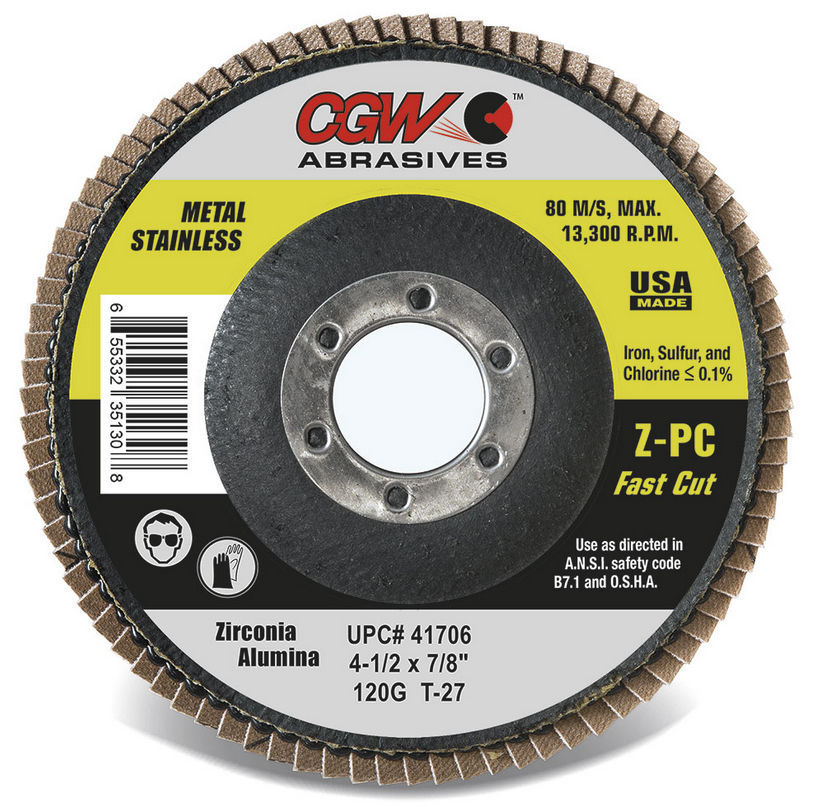 Finishing Flap Disc Z PC CGW Abrasives