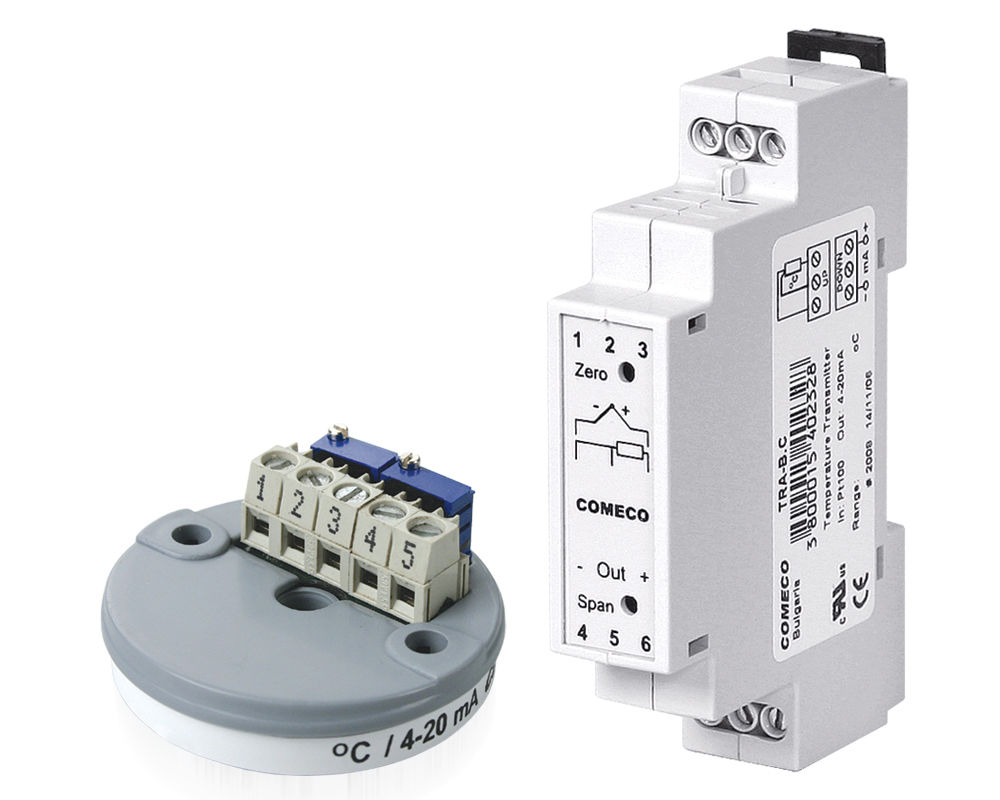 Din Rail Mount Temperature Transmitter C C Tra