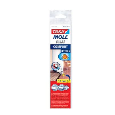 End Brush Moll Comfort Door To Floor Tesa Sealing Aluminum Nylon