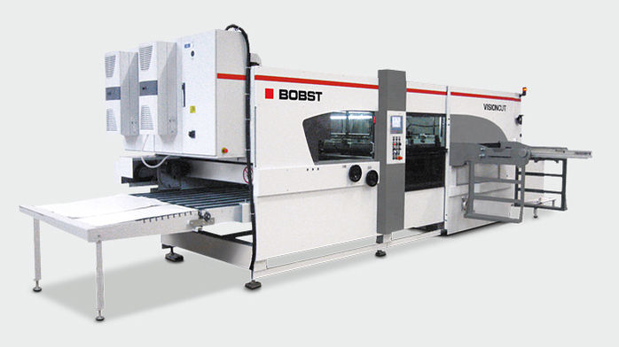 paper cutting machine for cardboard die cnc visioncut 1 6 bobst die cutting