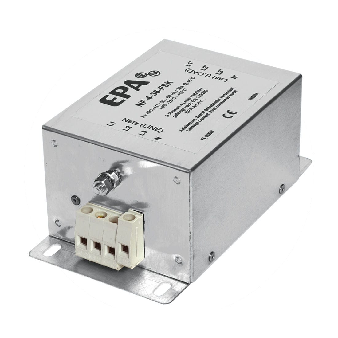 Low Pass Electronic Filter NF 4 FSK EPA GmbH Passive EMI Power