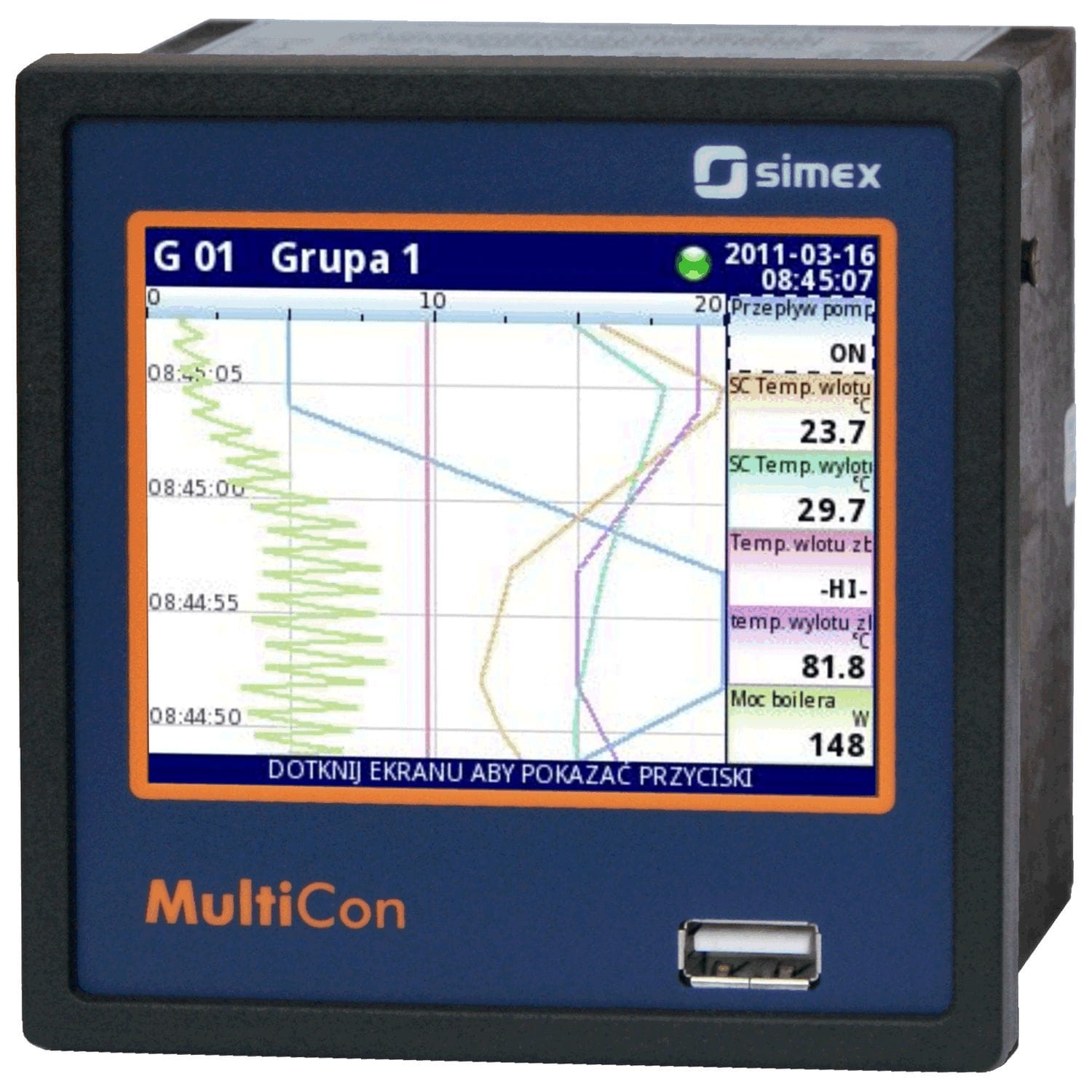 Multi Channel Indicator Controller Multicon Cmc Simex Sp Z O O