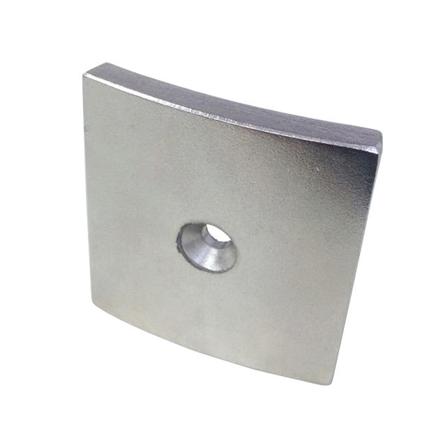ndfeb magnet segment shaped with reamed hole for motors when a hole is reamed in metal to size it is