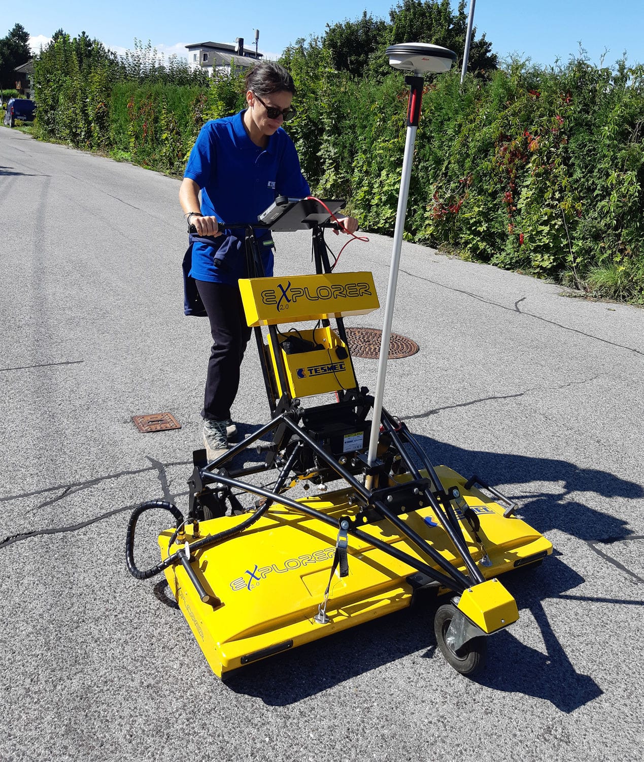 Underground Pipe Ground Penetrating Radar TESMEC