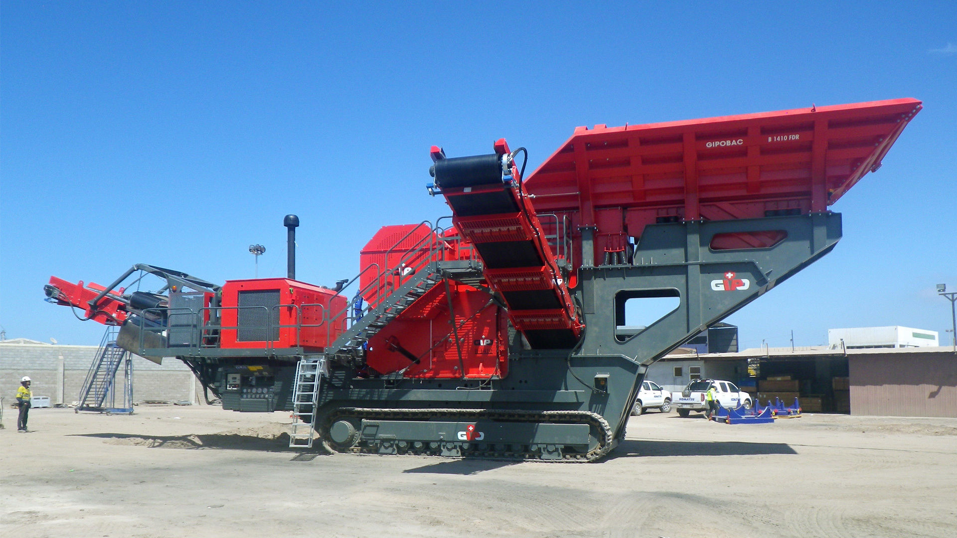 jaw crusher / mobile / crawler / diesel engine - GIPOBAC B 1410 FDR