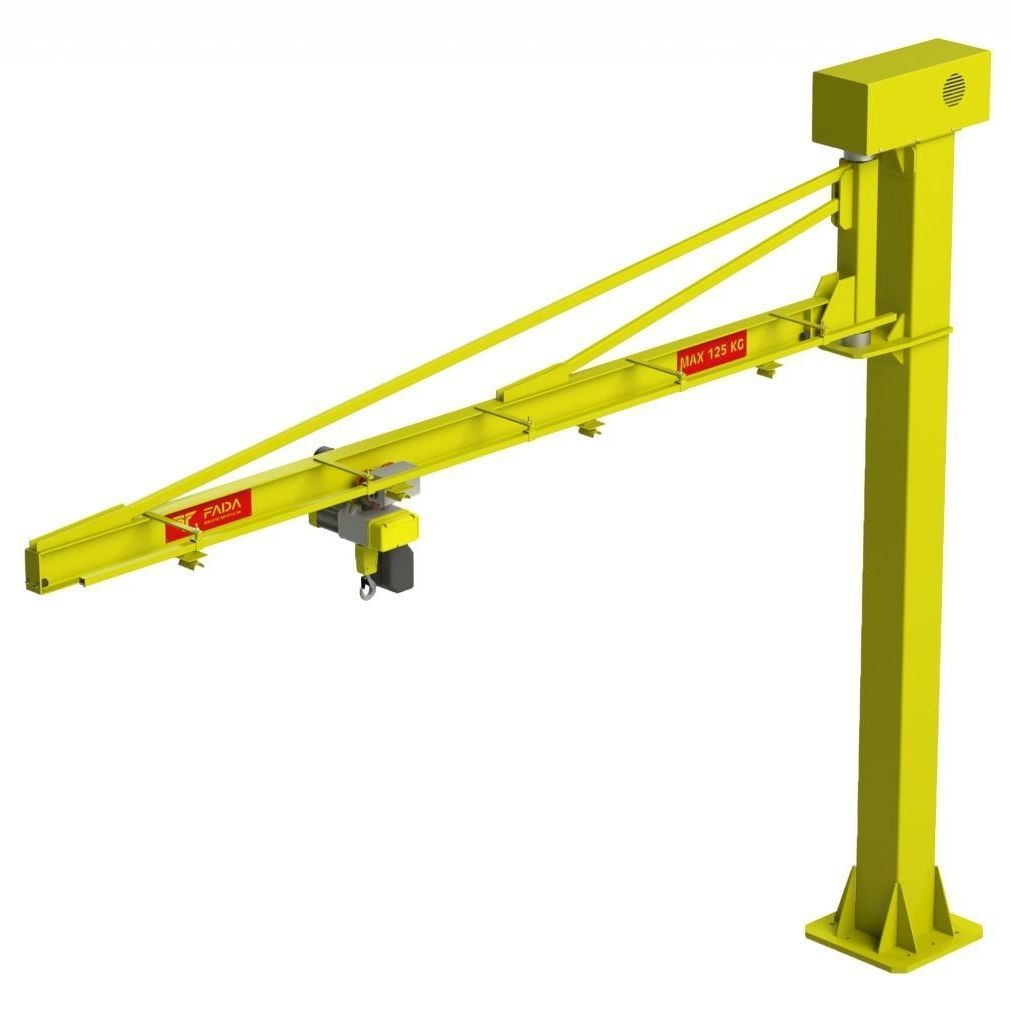 Pillar Jib Crane Jc Fada Engineering Wall Mounted