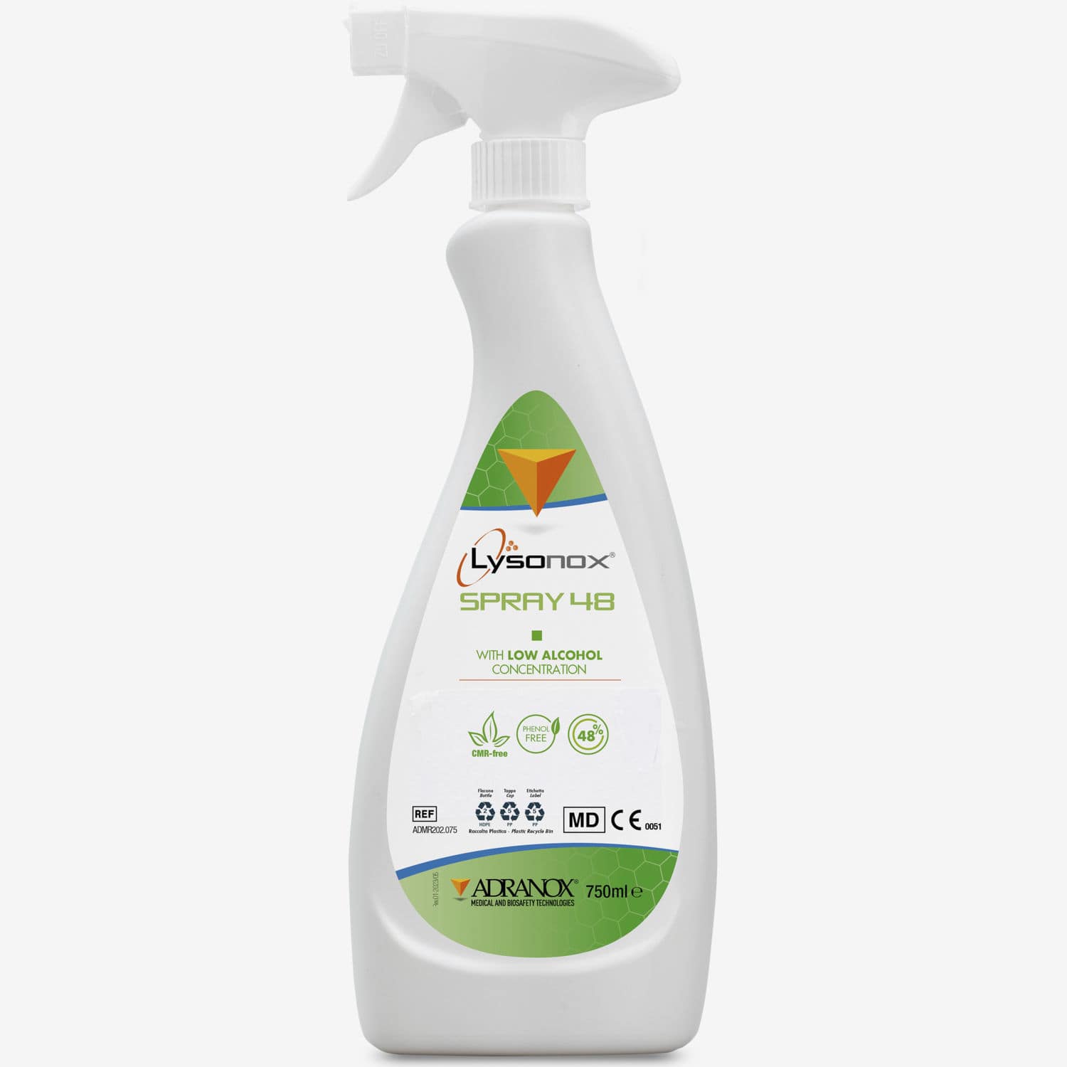 Disinfectant Solution Lysonox Spray 48 Adranox