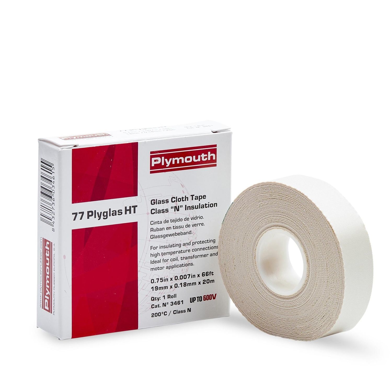 Silicone Tape 77 Plyglas HT Plymouth Rubber Europa S A U Fabric