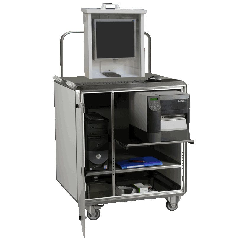 Mobile Enclosure For Desktop Computers Stainless Steel Pc Mobile Enclosure For Desktop Computers Stainless Steel Pc Loginox Lcd