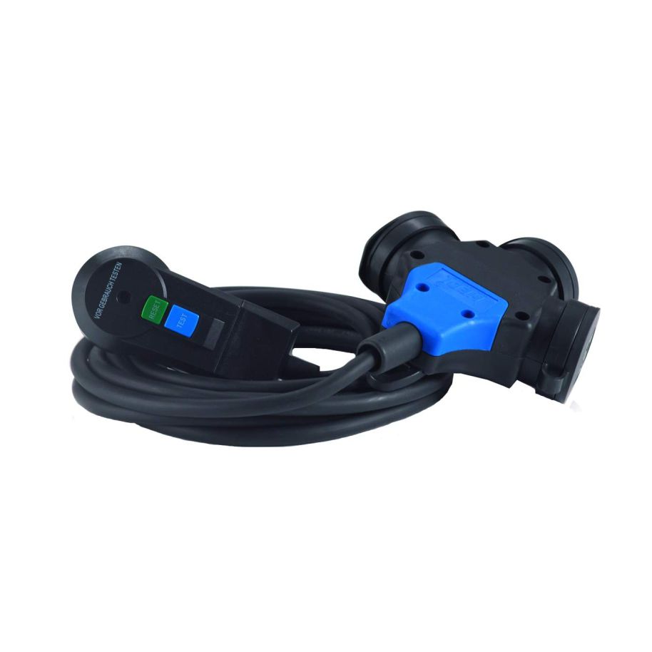 Electric With Multiple Outlets Extension Cord VK5HKI HEDI GmbH Rubber