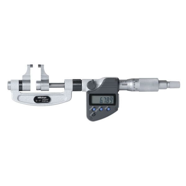 Micrometer With Caliper Jaws Series Mitutoyo Outside Digital