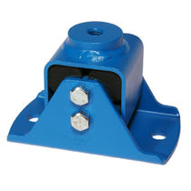 Rectangular anti-vibration mount / steel