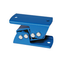 Rectangular anti-vibration mount / steel...