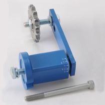 Chain and belt tensioner / spring-loaded
