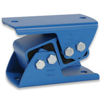 Rectangular anti-vibration mount / steel...