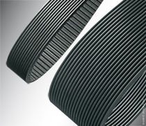 Ribbed transmission belt / rubber