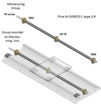 Trapezoidal screw linear unit