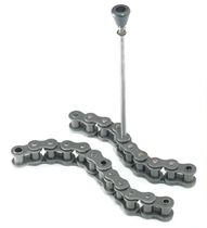 Steel transfer chain / hollow-shaft / for...