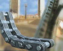 Power transmission chain / metal / roller