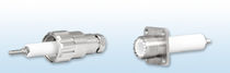 Data connector / circular / flange / high-voltage