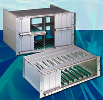 19" sub-rack chassis 3 - 9 U, 160 - 420 mm | KM6-II series Verotec