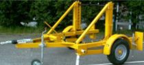 Single-axle trailer / for cable drums /...