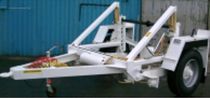Single-axle trailer / for cable drums /...
