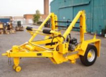 Single-axle trailer / for cable drums /...