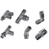 Threaded fitting / pneumatic / brass