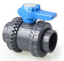 2-way plastic ball valve DN 15 - 50 | VEE-PVC-U series FIP - Formatura Iniezione Polimeri