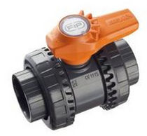 2-way plastic ball valve DN 10 - 50 | VXE-PVC-U series FIP - Formatura Iniezione Polimeri