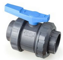 2-way plastic ball valve DN 65 - 100 | VE-PVC series FIP - Formatura Iniezione Polimeri