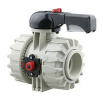 2-way plastic ball valve DN 75 - 110, max. 10 bar | VKD PP-H series FIP - Formatura Iniezione Polimeri