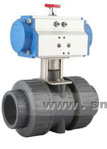 2-way pneumatically actuated plastic ball valve 1/2" - 4", 16 bar | T-PAV913 series SMS - TORK