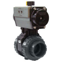 2-way pneumatically actuated plastic ball valve  Cepex SER