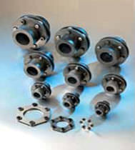 Disc coupling / stainless steel / flange
